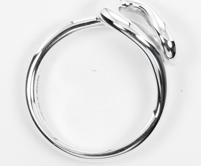Tiffany & Co. シルバーウェーブリング　9号 日本直送】ティファニー TIFFANY&Co. オープンウェーブ 9号