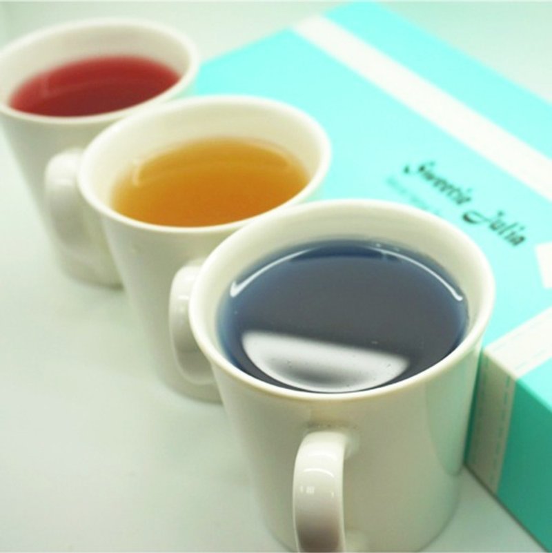 茱莉亞玫瑰系列 無糖 零熱量 四角平面茶包 - 茶葉/茶包/水果茶 - 其他材質 多色
