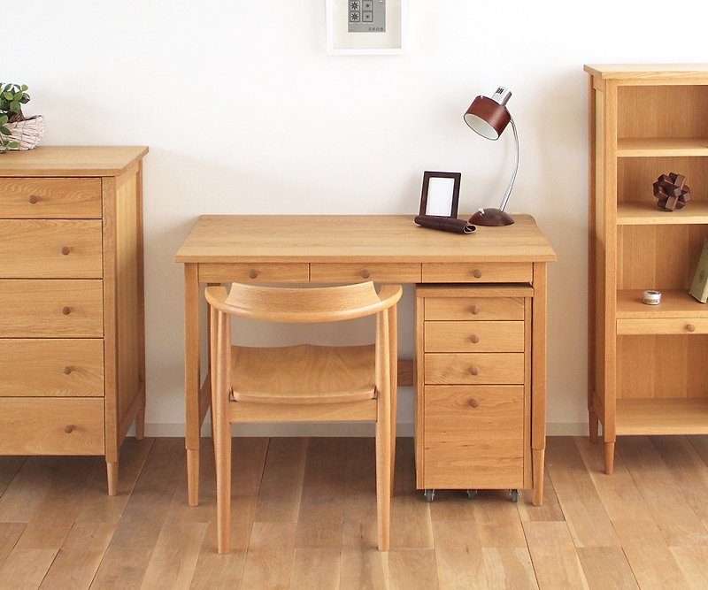 Asahikawa Furniture Wood and living workshop Flat desk - Dining Tables & Desks - Wood Brown