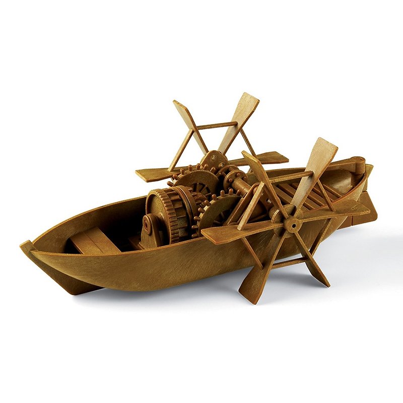 收藏達文西 - 槳葉船 DIY組裝模型 - 其他 - 塑膠 