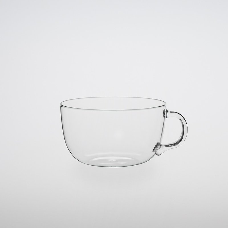 TG Heat-Resistant Glass Black Tea Cup 290ml - ถ้วย - แก้ว สีใส