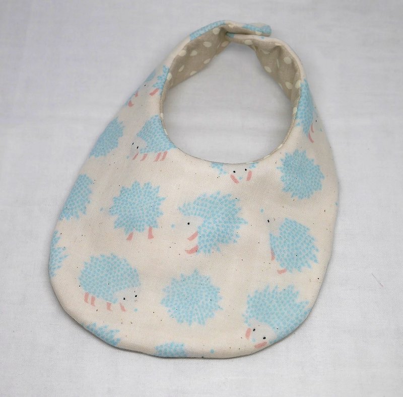 Japanese Handmade 8-layer-gauze Baby Bib - ผ้ากันเปื้อน - ผ้าฝ้าย/ผ้าลินิน ขาว