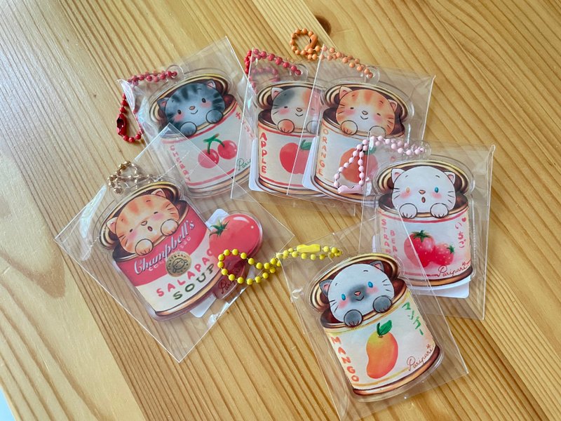 Cat Me if You Can l Acrylic Keychain - 吊飾 - 壓克力 多色