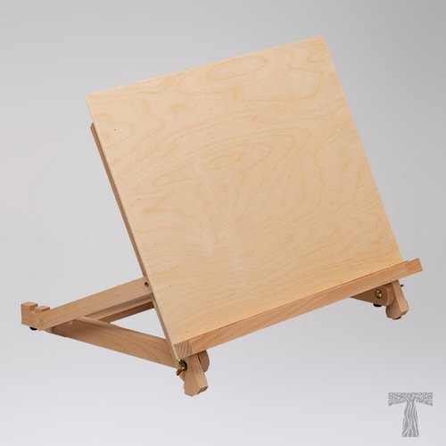 Box BRITISH TART A4 dark Oak Easel for Watercolors, Stylish Tablet