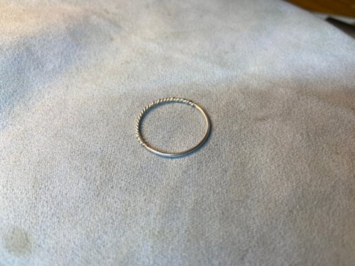 柒家手做飾品 999純銀/足銀/麻花&素面戒指