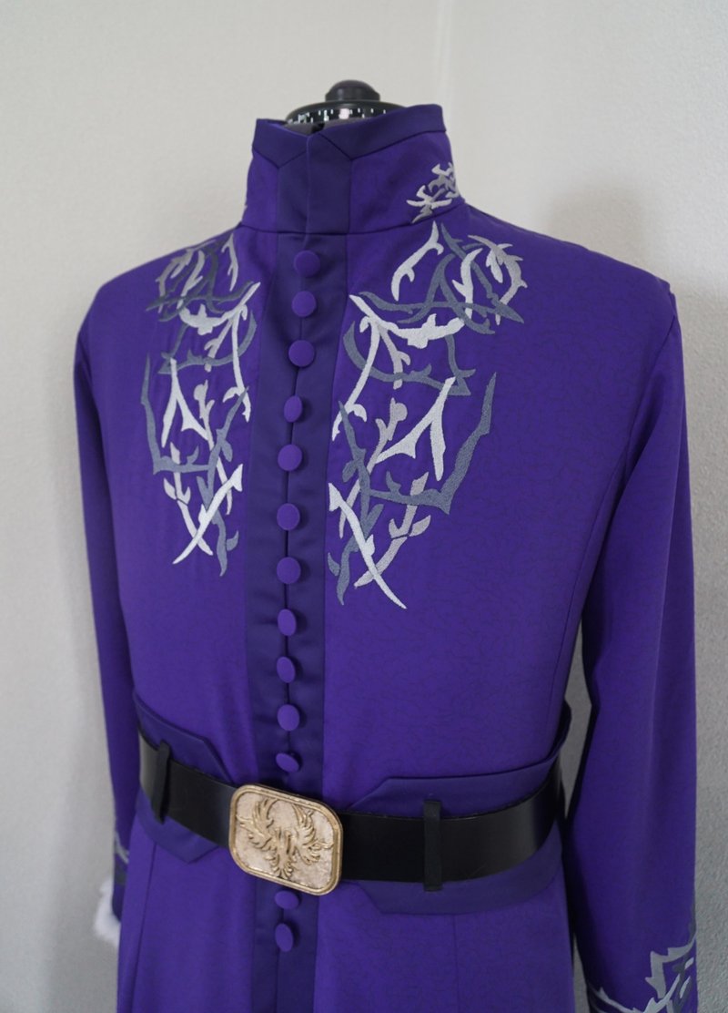 Durast David Kostyk kefta for Shadow and Bone cosplay - 女大衣/外套 - 聚酯纖維 紫色