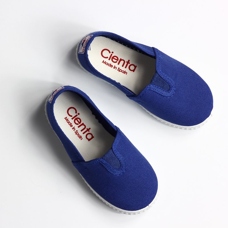 Spanish nationals blue canvas shoes CIENTA 54000 07 children, child size - Kids' Shoes - Cotton & Hemp Blue