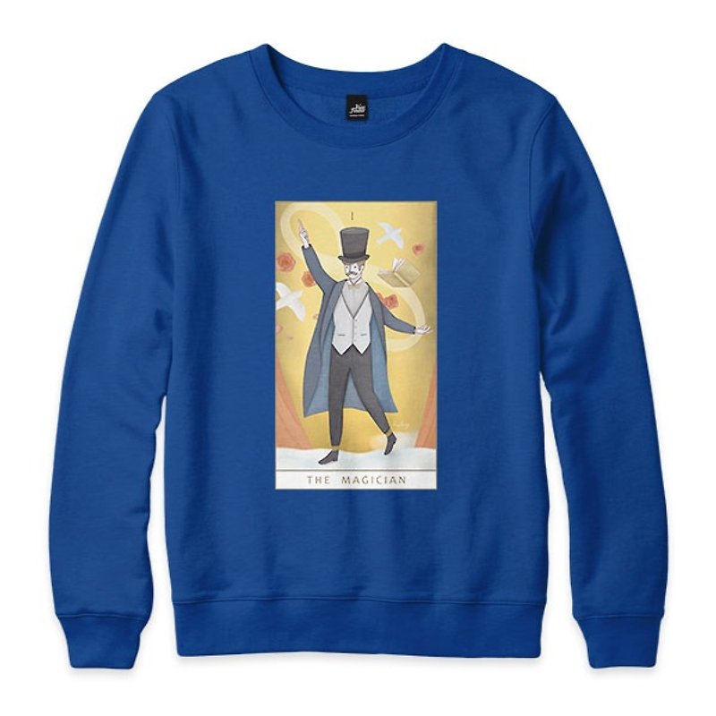 I | The Magician-Royal Blue-Unisex University T - Men's T-Shirts & Tops - Cotton & Hemp Blue