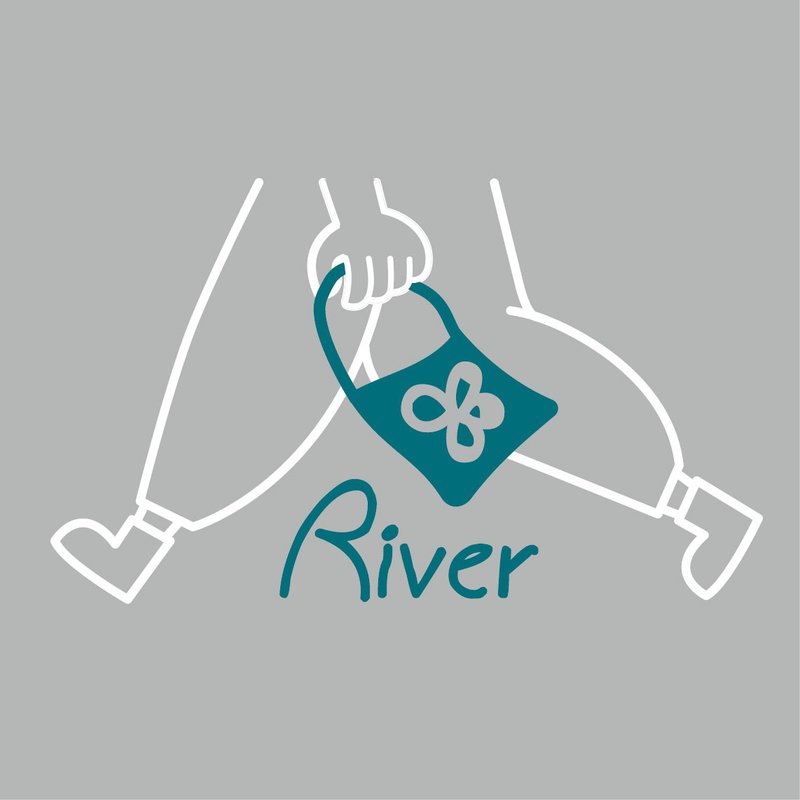【River-客製尺寸】B-001/小束口手提袋 - 手提包/手提袋 - 棉．麻 多色