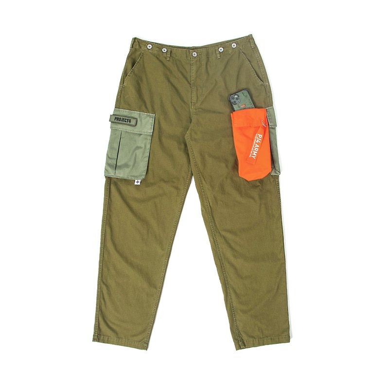 USMC P44 Pants Olive - กางเกงขายาว - ผ้าฝ้าย/ผ้าลินิน สีเขียว