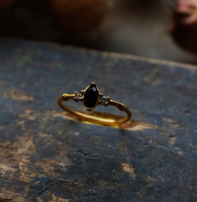 巴黎1970年代古董鍍金戒指 - 戒指 - 其他金屬 
