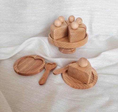 小小日子工作室 Lemi Toys 木製果實蛋糕組合