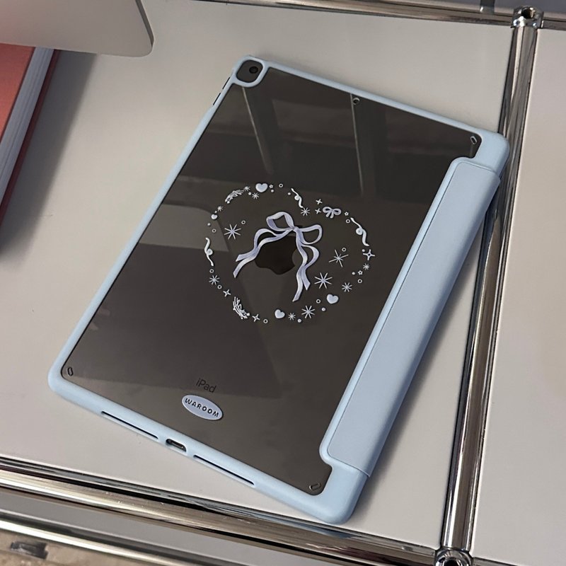 Heart Symbol 多摺式防撞框iPad 保護套 - 平板/電腦保護殼/保護貼 - 塑膠 藍色