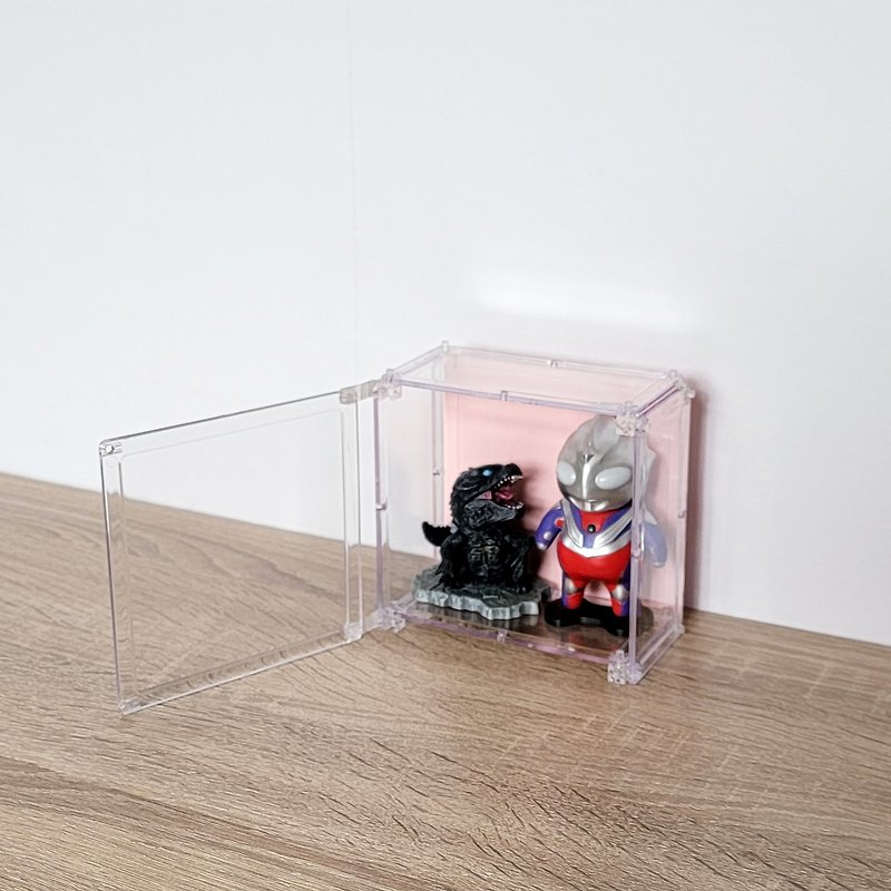 Mini storage display box model display box doll display stand doll display box doll storage box - กล่องเก็บของ - พลาสติก สีใส