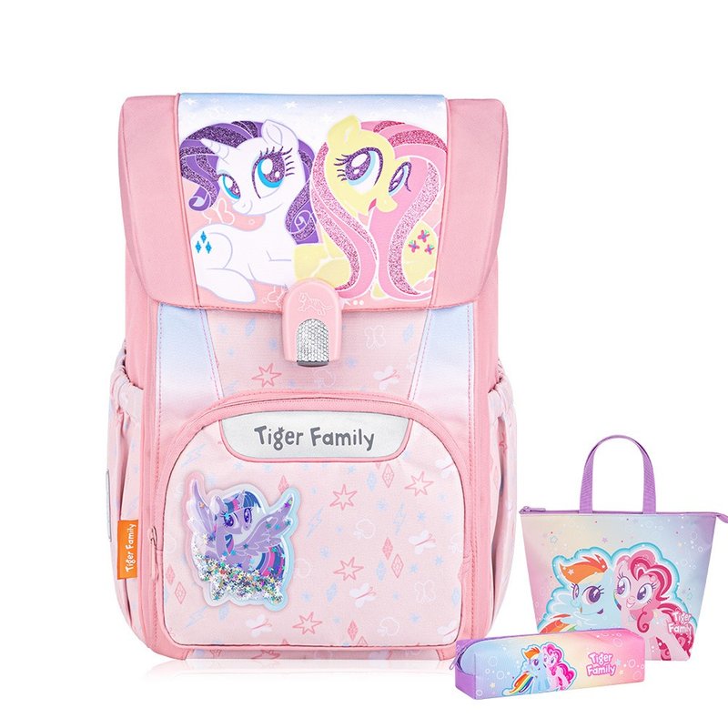 飛躍 彩虹小馬聯名 超輕量護脊書包 Pro 2S -甜蜜寶莉 | 中年級 - 後背包/背包/書包 - 防水材質 粉紅色