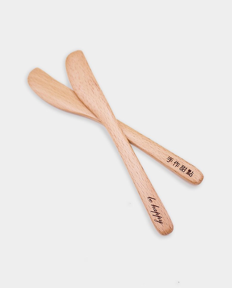[Small box] Spatula_round head/gift/corporate gift/kitchenware/daily necessities/cultural creation/customized - อื่นๆ - ไม้ สีส้ม