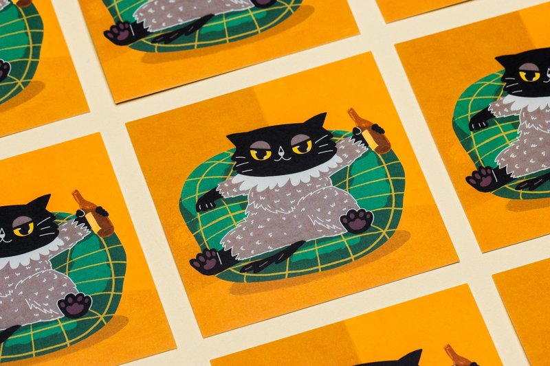 Veg out / 耍廢  明信片 - 卡片/明信片 - 紙 