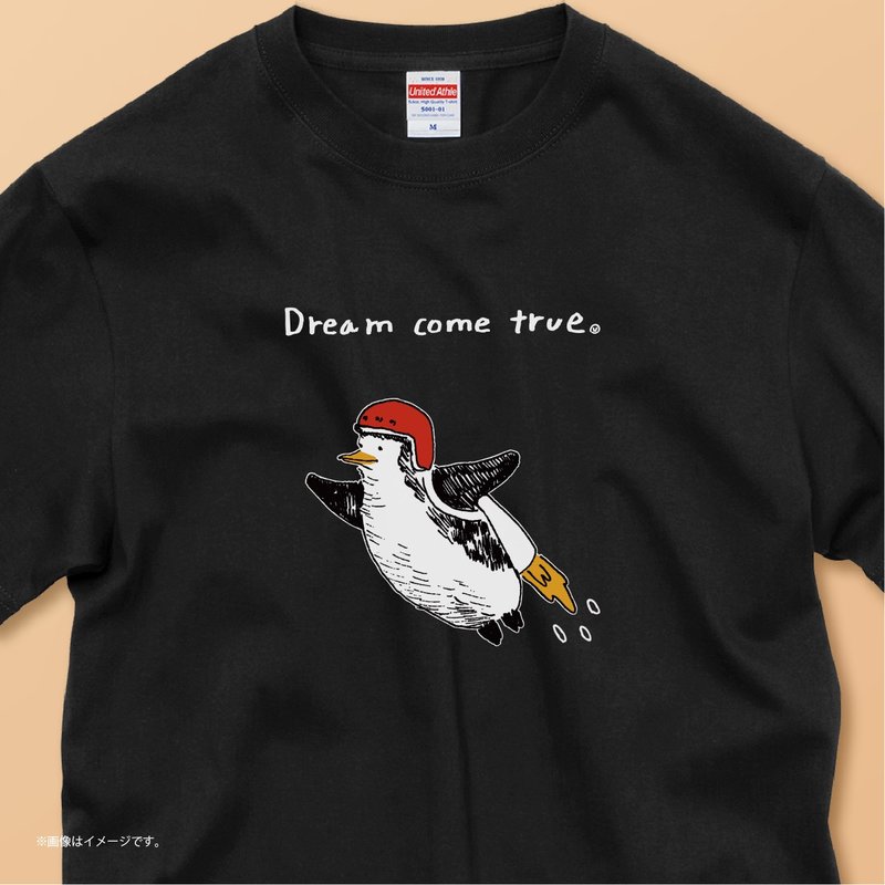 Dream come true. /コットンTシャツ - 女 T 恤 - 棉．麻 白色