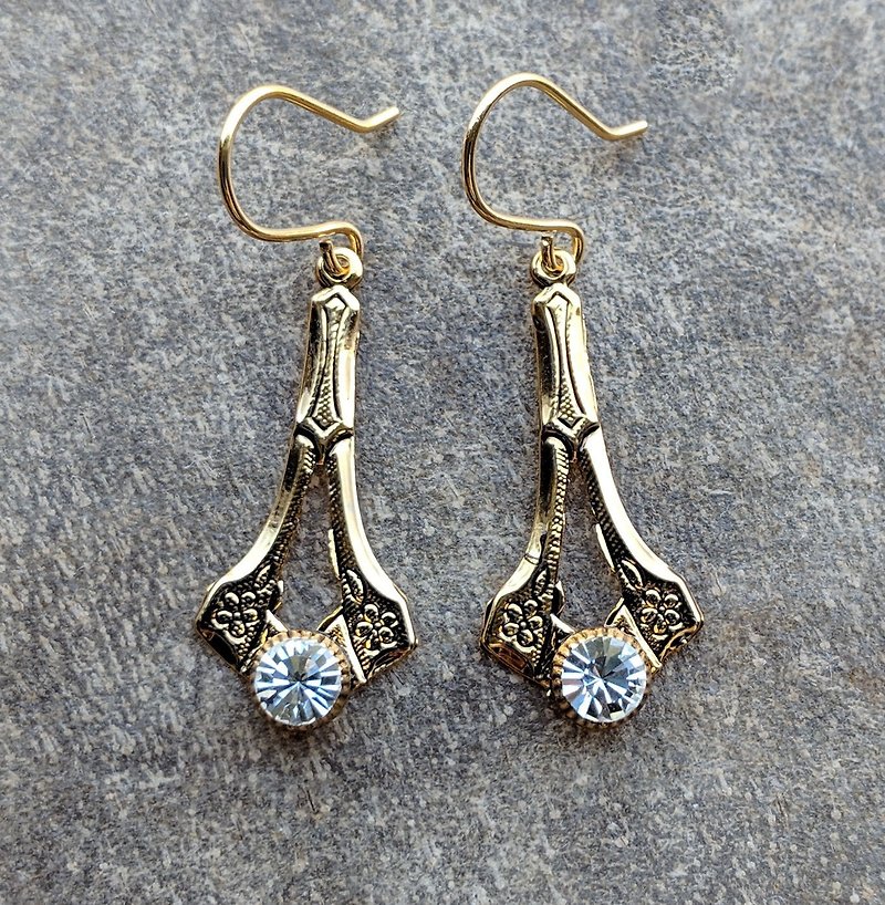 Swarovski Deco Style Earrings - Earrings & Clip-ons - Glass 