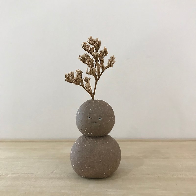BUGS | Mini Flower | Tabletop Scenery | Aromatherapy Oil Diffuser Stone| Clay Ornaments | B08 - Pottery & Ceramics - Pottery Brown