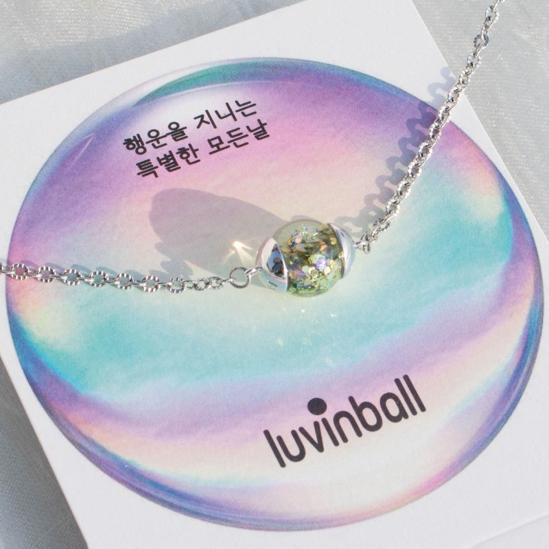 Lucky Birthsnowball Bracelets - 手鍊/手環 - 玻璃 