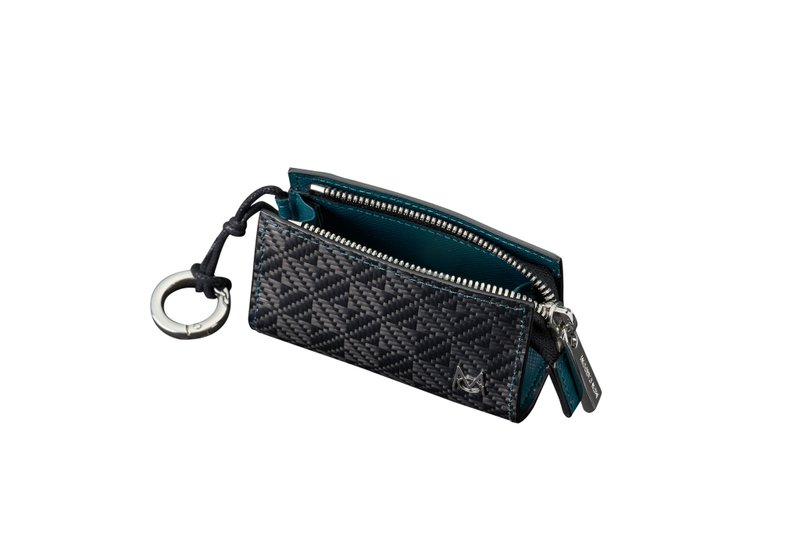 [New Product Launch] Carbon Fiber Universal Coin Bag - Coin Purses - Carbon Fiber Blue