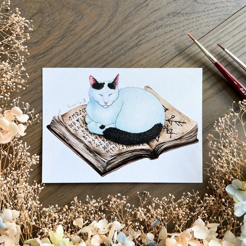 【貓瘋子】明信片(139) - 卡片/明信片 - 紙 多色