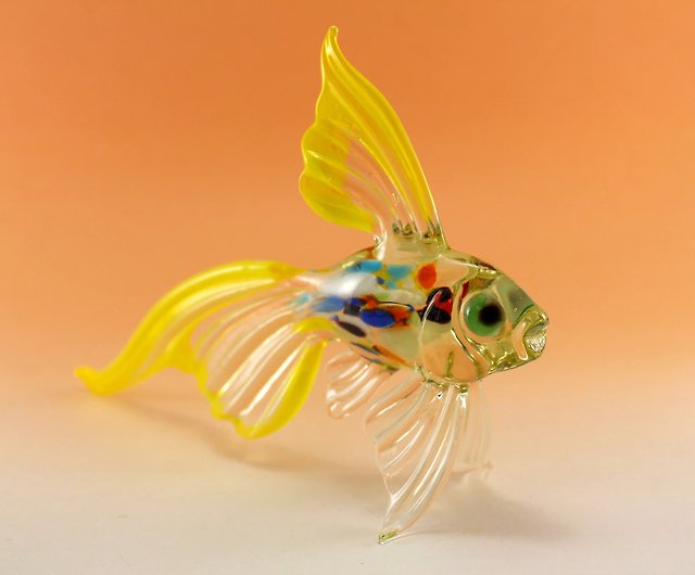 Unique Gifts Fish Figure Glass Figurine Crystal Boho Decor Home Russianminiatures Items For Display I - Fish Gifts Home Decor