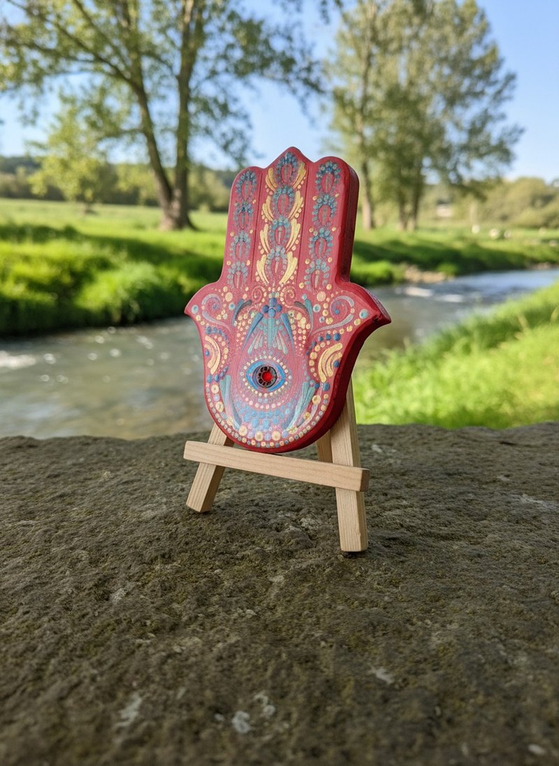 ファティマの手 ドットマンダラ お香立て スティック香 線香立て お香 アロマ - アロマ・線香 - その他の素材 多色