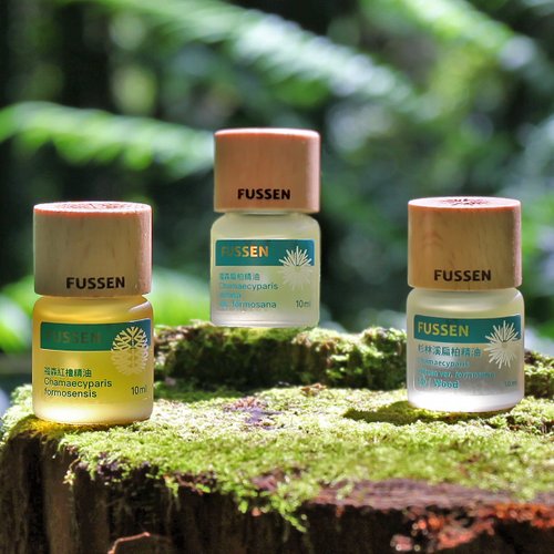 FUSSEN 福森永續 檜意山林單方精油獨享瓶組 | 檜木精油 | 年節禮盒 | 臺灣森林