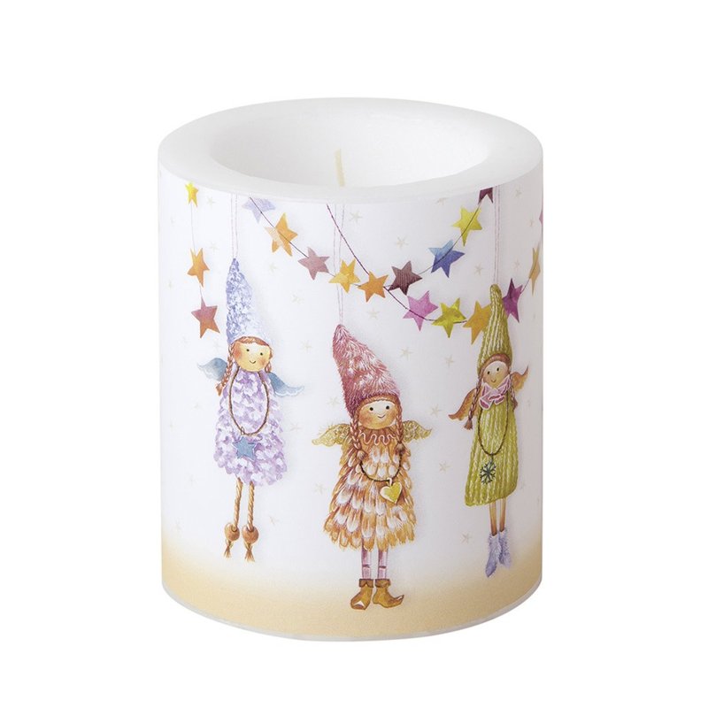 Germany IHR-Picture Flower Atmosphere Candle-Handmade Doll Atmosphere Candle - เทียน/เชิงเทียน - ขี้ผึ้ง หลากหลายสี