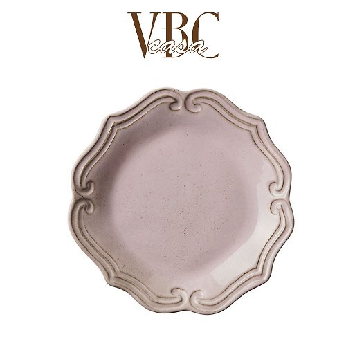 VBC Casa 義大利 VBC casa │ 巴洛克系列 23 cm 副餐盤 / 典雅粉