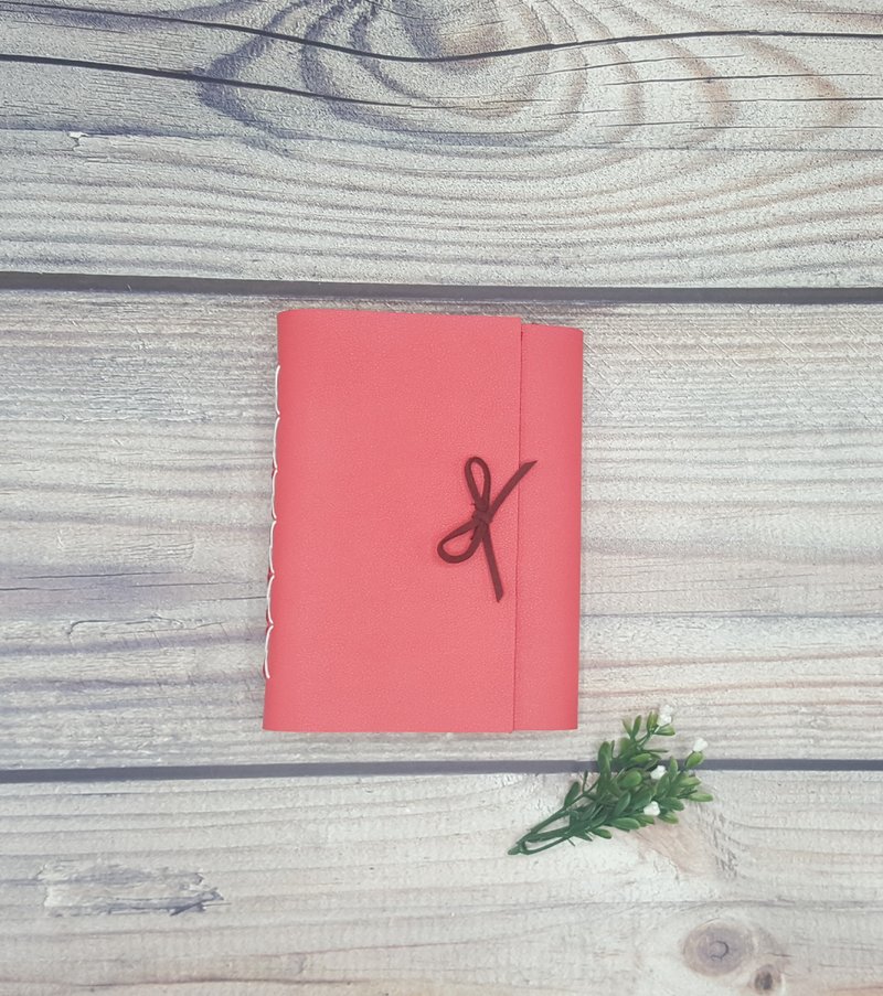 Tribal Stitching Journal - Imperial Red - 筆記本/手帳 - 人造皮革 