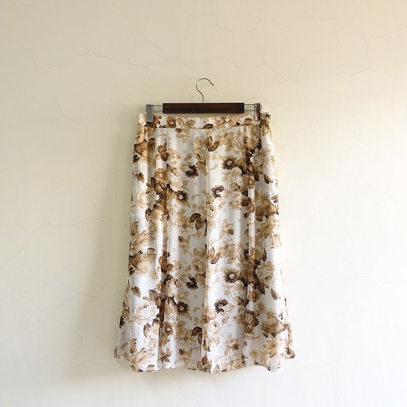 │Slowly│Vintage/Shadow/Old Dress - Skirts - Polyester Multicolor