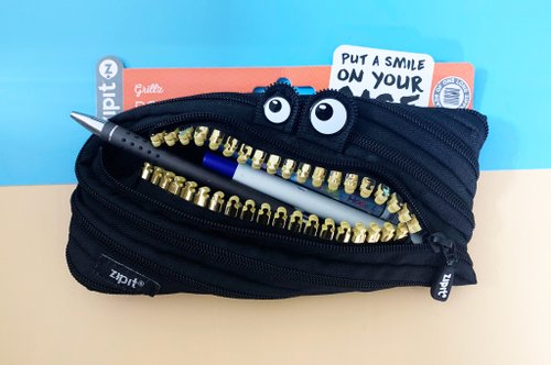 Zipit Grillz Monster Steel Teeth Pencil Case - Bad Bad Purple (Silver) -  Shop zipit Pencil Cases - Pinkoi