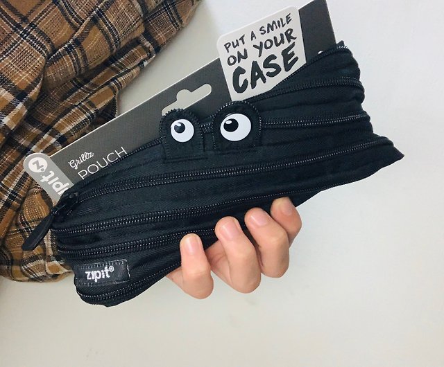 Monster Pencil Case Black - ZIPIT