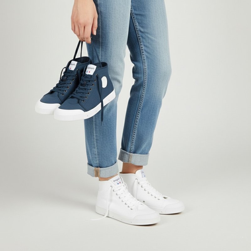 Spring Court  | Iconic B2 Organic Cotton Canvas Shoe | - รองเท้าลำลองผู้หญิง - ผ้าฝ้าย/ผ้าลินิน หลากหลายสี