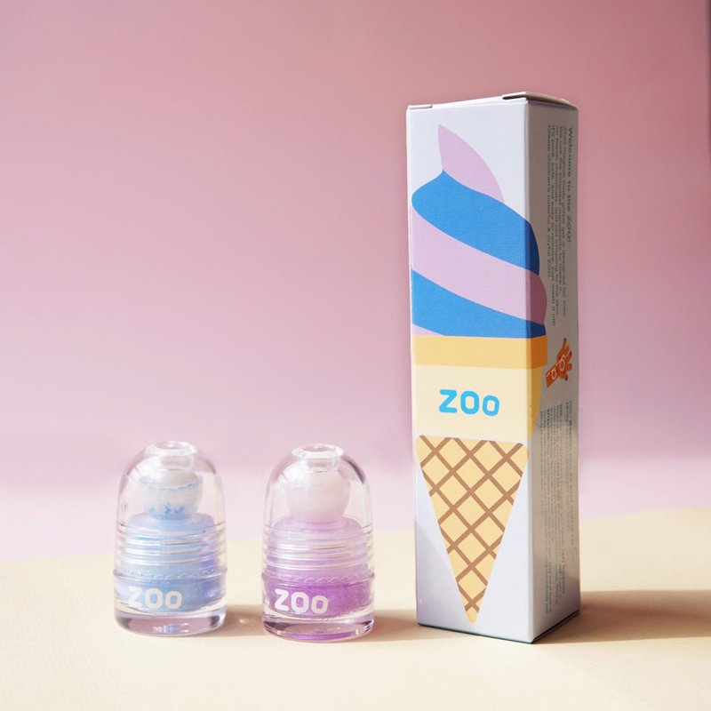 【絕版即期特惠】海鹽桑椹霜淇淋 ZOO冰淇淋身體閃亮凝膠水洗卸除 - 其他 - 其他材質 藍色