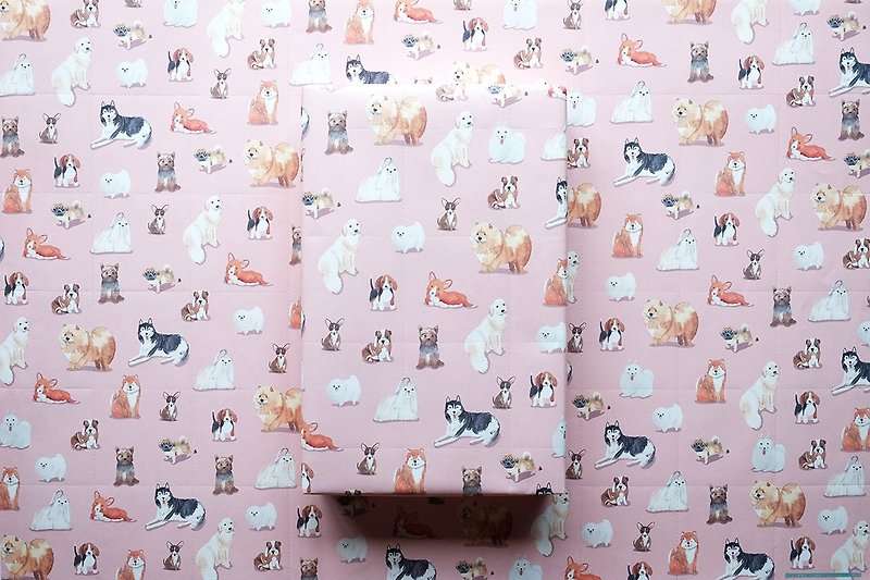 Reusable Wrapping paper 1 sheet - 包裝材料 - 紙 紅色