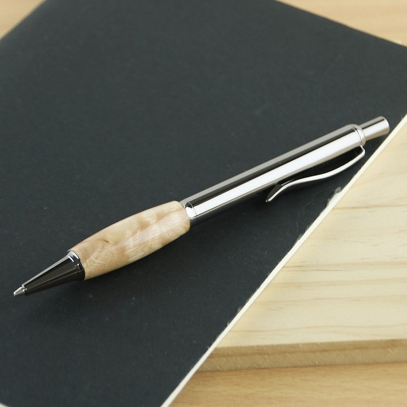 スポットオートペンシルボールペン交換用グリップペン/ブナ - 鉛筆・シャープペンシル - 木製 ゴールド