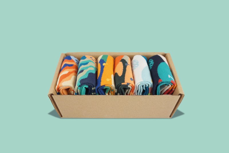 Dear, Buncho Collection GiftBox Crew Socks Mens Socks Womens Socks - ถุงเท้า - ผ้าฝ้าย/ผ้าลินิน หลากหลายสี