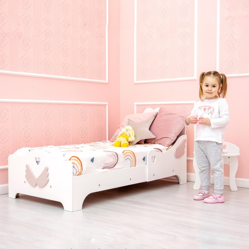 Montessori Wood Handmade Bed for Toddler - Kids' Furniture - Wood 