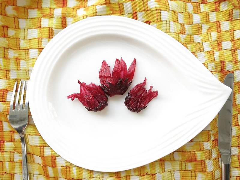 Happy Fruit Shop - Handmade Dried Roselle Sharing Package - ผลไม้อบแห้ง - อาหารสด สีแดง