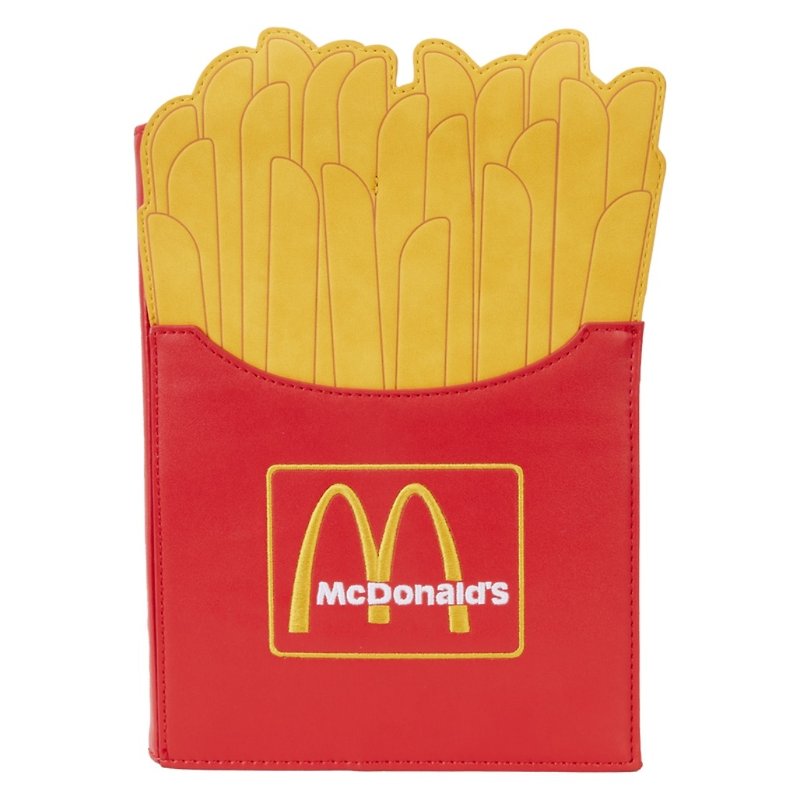Loungefly McDonald's French Fries Style Notebook - สมุดบันทึก/สมุดปฏิทิน - หนังเทียม สีแดง