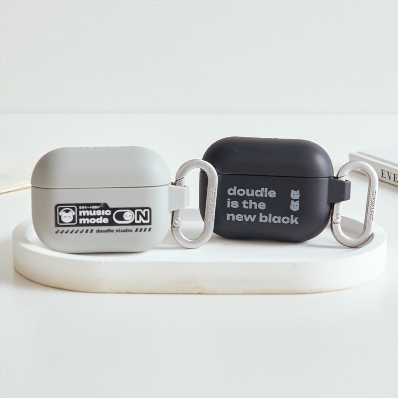 doudle studio豆喵新黑潮強悍防摔AirPods保護套 - AirPods/耳機保護套 - 塑膠 多色