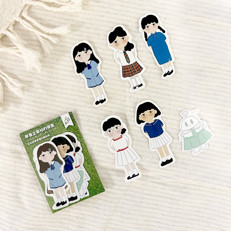 【The 6 Classic Uniform Style of Hong Kong】Stickers set - สติกเกอร์ - กระดาษ 