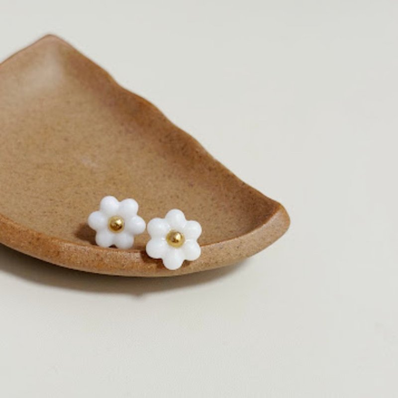 不鏽鋼 花綻 母乳耳環 - 嬰兒手鍊/飾品 - 不鏽鋼 