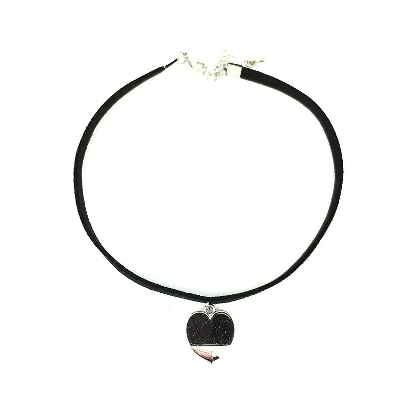 Love the sky necklace - Necklaces - Other Materials Black