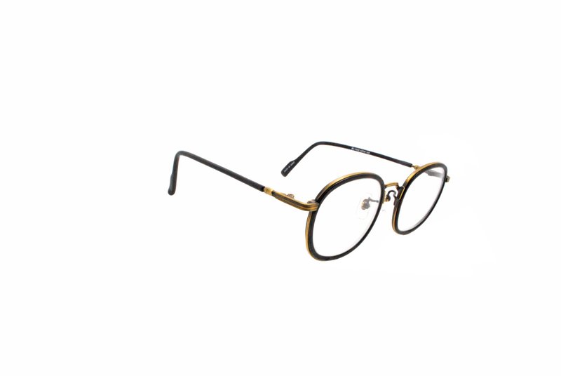 可加購平光/度數鏡片 renoma 20-9222 col 2C 90年代日本製古董眼 - 眼鏡/鏡框 - 其他金屬 黑色