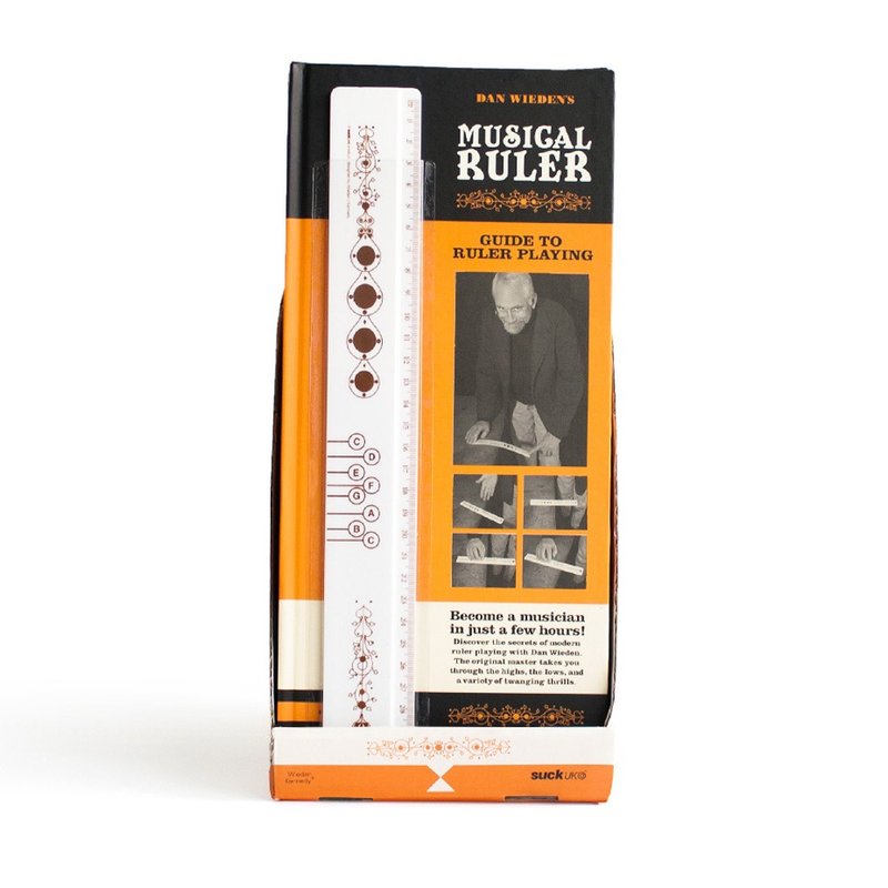 UK SUCK UK 30cm scale ruler (including music score) - Other - Plastic 